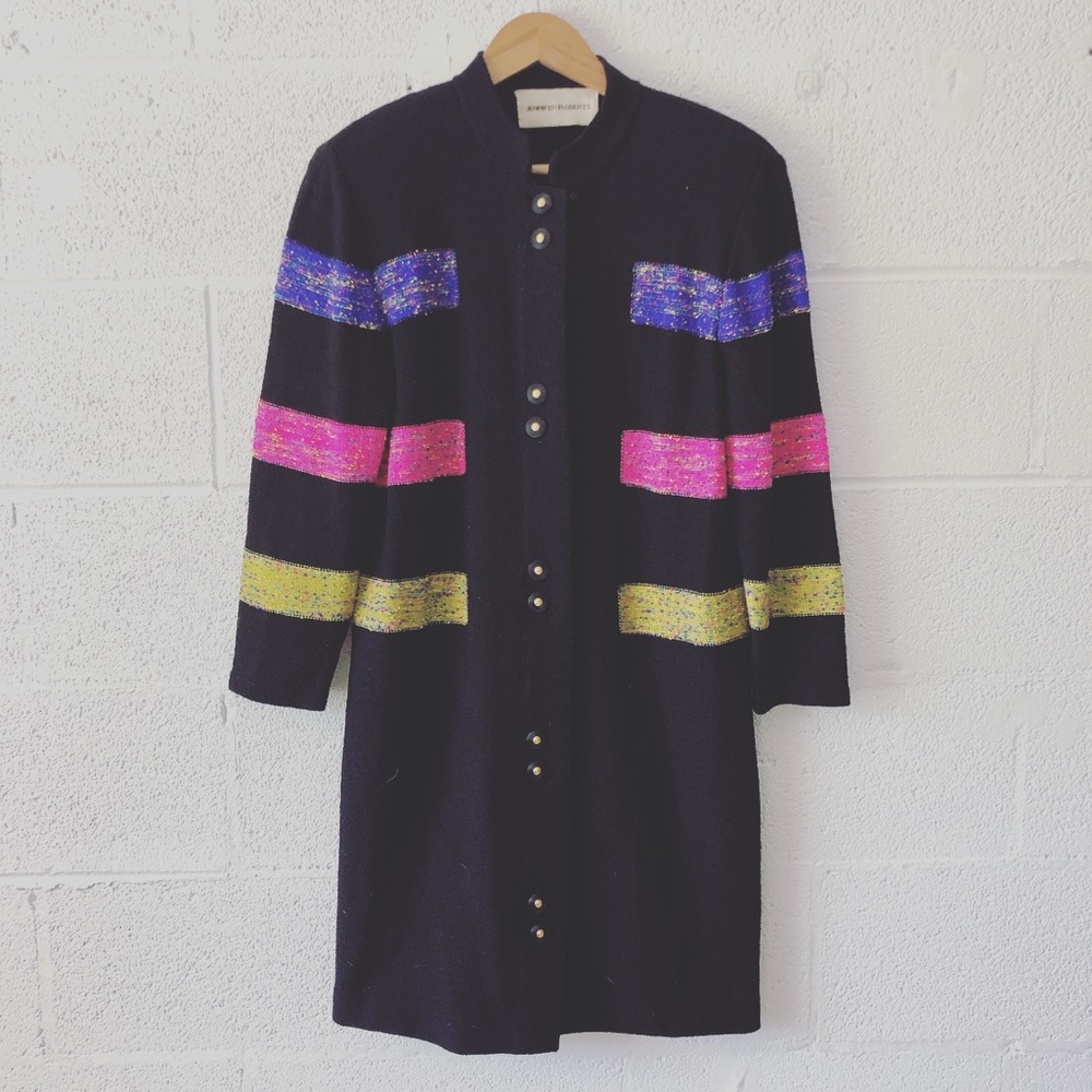 Jennifer Roberts vintage long cardigan sz: 12